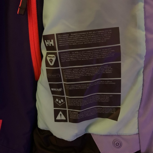 Girls Helly Hansen Summit Jacket and Pants.  Girls Size 12 - Picture 5 of 14